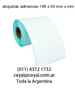 etiquetas adhesivas 198 x 65 mm x mm