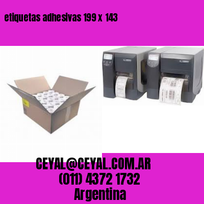 etiquetas adhesivas 199 x 143