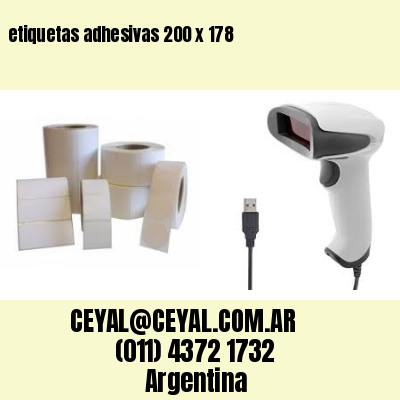 etiquetas adhesivas 200 x 178
