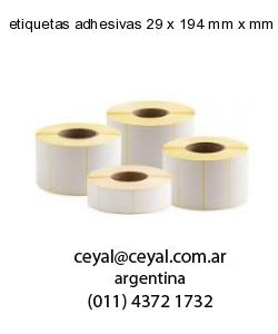 etiquetas adhesivas 29 x 194 mm x mm