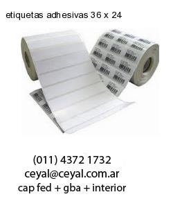 etiquetas adhesivas 36 x 24