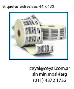 etiquetas adhesivas 44 x 133
