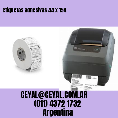 etiquetas adhesivas 44 x 154