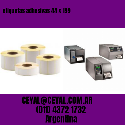 etiquetas adhesivas 44 x 199