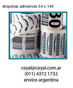 etiquetas adhesivas 54 x 146