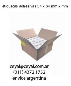 etiquetas adhesivas 54 x 64 mm x mm