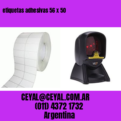 etiquetas adhesivas 56 x 50