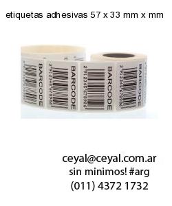 etiquetas adhesivas 57 x 33 mm x mm