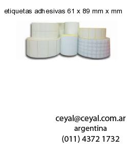 etiquetas adhesivas 61 x 89 mm x mm