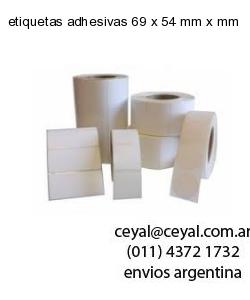 etiquetas adhesivas 69 x 54 mm x mm