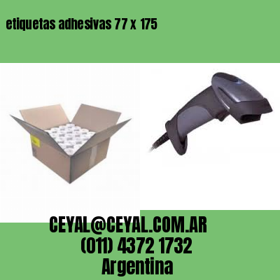 etiquetas adhesivas 77 x 175