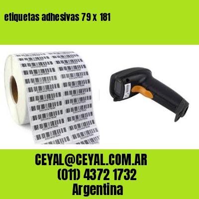 etiquetas adhesivas 79 x 181