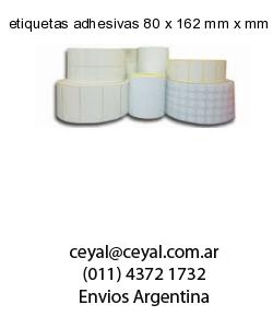etiquetas adhesivas 80 x 162 mm x mm