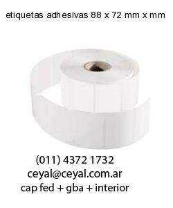 etiquetas adhesivas 88 x 72 mm x mm