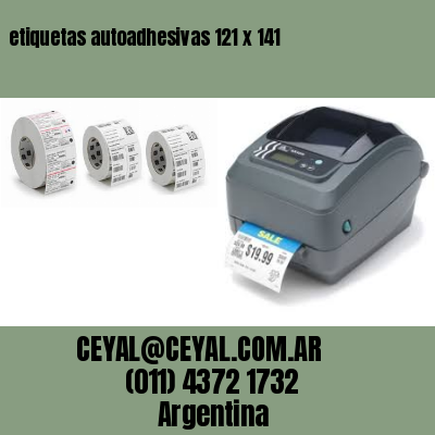 etiquetas autoadhesivas 121 x 141
