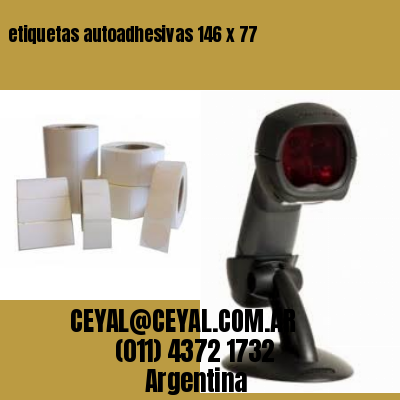 etiquetas autoadhesivas 146 x 77