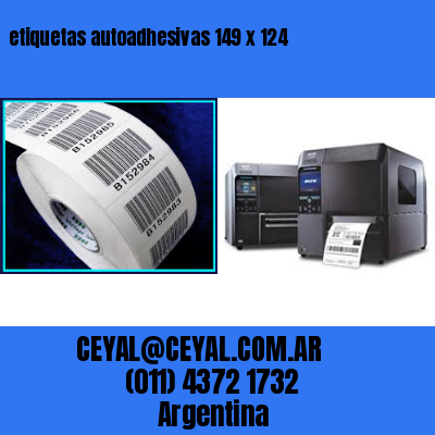 etiquetas autoadhesivas 149 x 124