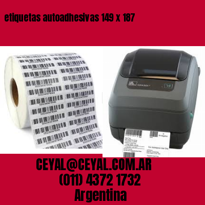 etiquetas autoadhesivas 149 x 187
