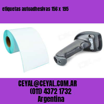 etiquetas autoadhesivas 156 x 195