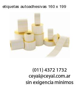 etiquetas autoadhesivas 160 x 199