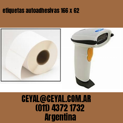 etiquetas autoadhesivas 166 x 62