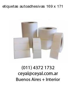 etiquetas autoadhesivas 169 x 171