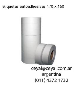 etiquetas autoadhesivas 170 x 150