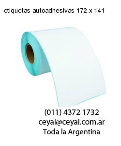 etiquetas autoadhesivas 172 x 141