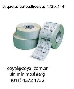 etiquetas autoadhesivas 172 x 144