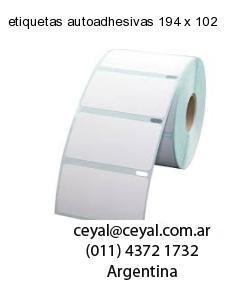 etiquetas autoadhesivas 194 x 102