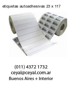 etiquetas autoadhesivas 23 x 117