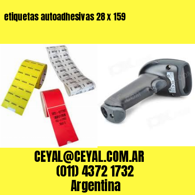 etiquetas autoadhesivas 28 x 159