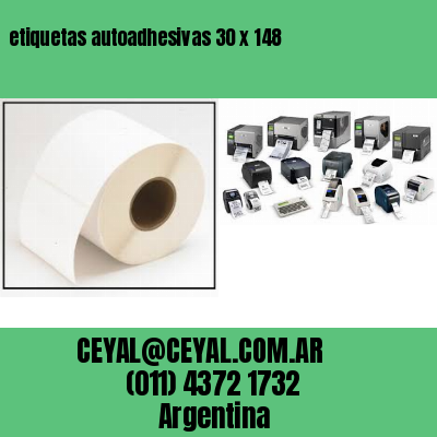 etiquetas autoadhesivas 30 x 148
