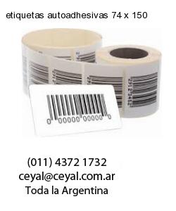 etiquetas autoadhesivas 74 x 150