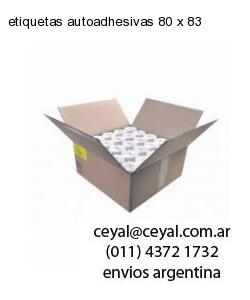 etiquetas autoadhesivas 80 x 83
