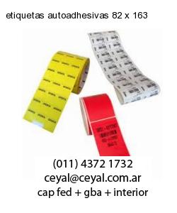 etiquetas autoadhesivas 82 x 163