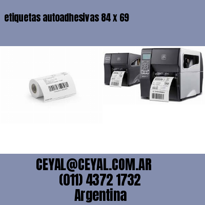 etiquetas autoadhesivas 84 x 69