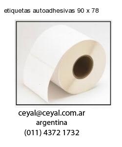 etiquetas autoadhesivas 90 x 78