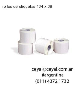 rollos de etiquetas 134 x 38