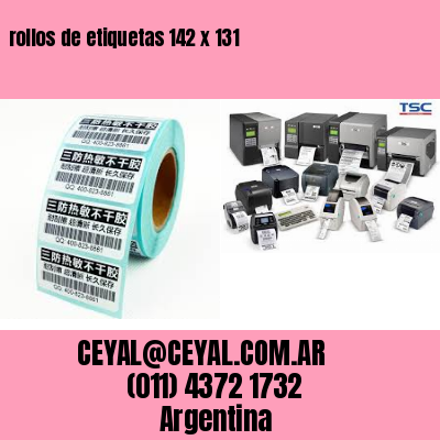 rollos de etiquetas 142 x 131