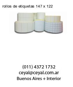 rollos de etiquetas 147 x 122