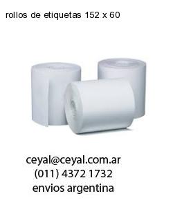 rollos de etiquetas 152 x 60