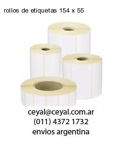 rollos de etiquetas 154 x 55