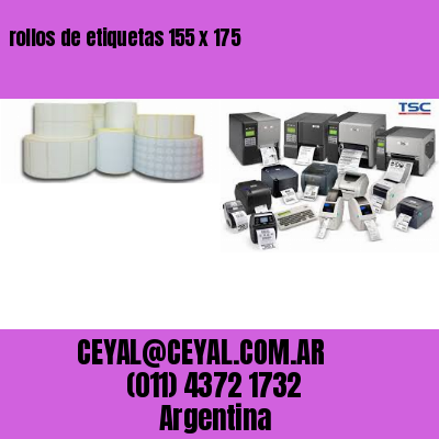 rollos de etiquetas 155 x 175