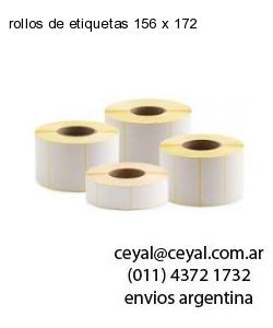 rollos de etiquetas 156 x 172