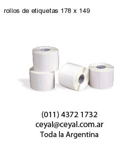 rollos de etiquetas 178 x 149