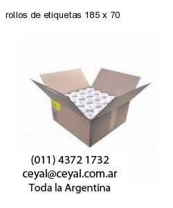 rollos de etiquetas 185 x 70