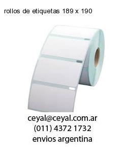 rollos de etiquetas 189 x 190