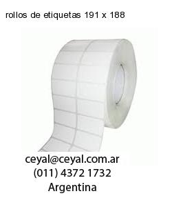 rollos de etiquetas 191 x 188