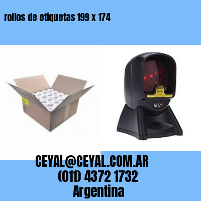 rollos de etiquetas 199 x 174